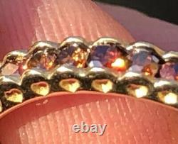 1/4ct Rare Red Diamond 10ct Gold Ring Size N. BNWT Very Limited Edition