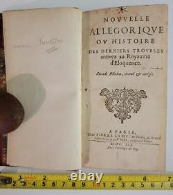 1659 second Edition- Antoine Furetiere Satire on language French Very Rare