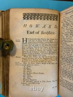 1709 The Peerage of England Arthur Collins 1st edition VERY RARE