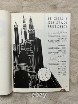 1934 FIFA WORLD CUP ITALY OFFICIAL REPORT FIGC ITALIAN FA VERY RARE 2nd Edition