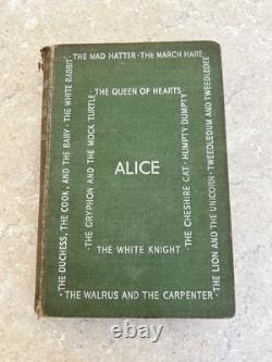 1944 ALICE IN WONDERLAND Very Rare Edition Through the looking glass