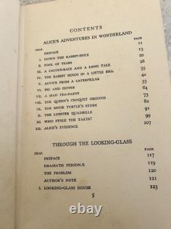 1944 ALICE IN WONDERLAND Very Rare Edition Through the looking glass