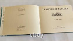 1957 First Edition Very Rare Book Collectible A World Of Pattern Gwen White