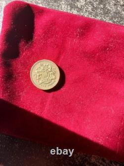 1983 pound coin First edition. Condition all writing visible all very rare