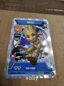 1st Edition Groot Secret Rare Holo Marvel Mission Arena 205/192 Very Rare. Offer