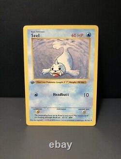 1st Edition Shadowless Base Set Seel 41/102 NM Pokemon Card 1999 Very Rare PSA