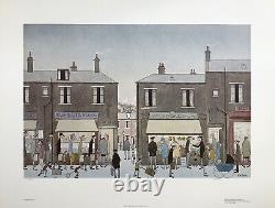 2 Prints Geoff Birks Wakes Week & Bread Queue Signed Limited Edition-VERY RARE