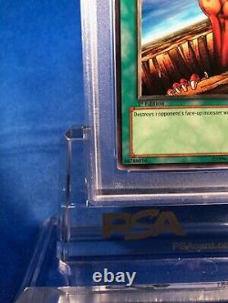 2002 Yugioh PSA 10 Fissure EUROPE LOB-E045 1st Edition Rare Card VERY RARE POP 2