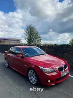 2009 BMW 520d LCI M Sport Business Edition (E60 Model) Very Rare Imola Red