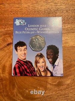 2009 Blue Peter 50p London 2012 Olympic Games Winners Edition Very Rare