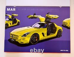 2023 MERCEDES AMG Art of Performance Calendar Very Rare Limited Edition posters