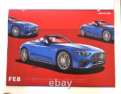 2023 MERCEDES AMG Art of Performance Calendar Very Rare Limited Edition posters