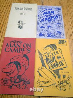 4 Little Man on Campus Books/Bibler 1st, 3rd, 4th, & 5th editions. Very rare