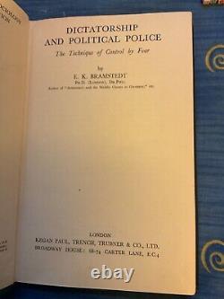 40 Dictatorship and Political Police, Bramstedt. VERY RARE HB FIRST EDITION