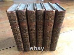 6 POCKET VOLUMES First Edition HOMER'S ILIAD POPE PRINTED 1718 & 1729 VERY RARE