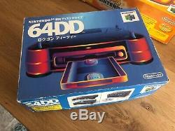 64DD Retail Version Randnet Very Rare Nintendo 64 N64 Console System Boxed