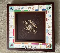 75th Anniversary MONOPOLY Board Game Frontgate Edition Very Rare Wooden Drawer