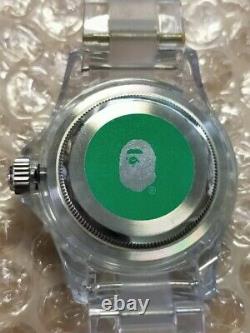 A Bathing APE Wristwatch BAPE Lime Green Version Very RARE BAPEX From Japan