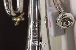 APPLE Limited Edition Bach Stradivarius PRO Trumpet w Gold Trim VERY RARE MINT