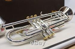 APPLE Limited Edition Bach Stradivarius PRO Trumpet w Gold Trim VERY RARE MINT