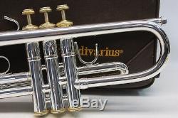 APPLE Limited Edition Bach Stradivarius PRO Trumpet w Gold Trim VERY RARE MINT