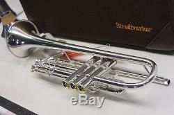 APPLE Limited Edition Bach Stradivarius PRO Trumpet w Gold Trim VERY RARE MINT