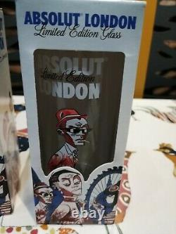 Absolute London Limited Edition Full Set Jamie Hewlett Glasses, Very Rare