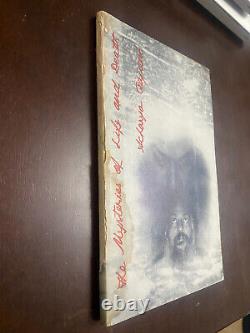 Acharya Rajneesh / THE MYSTERIES OF LIFE AND DEATH 1st Edition 1971 VERY RARE