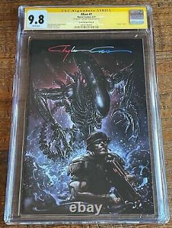 Alien 1 Cgc Ss 9.8 Clayton Crain Infinity Signature Virgin Variant-b Very Rare