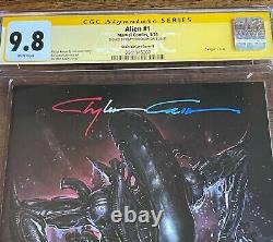 Alien 1 Cgc Ss 9.8 Clayton Crain Infinity Signature Virgin Variant-b Very Rare