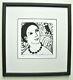 Anita Klein Very Rare Signed Drypoint Print Angel & Bird Limited Edition 10/25