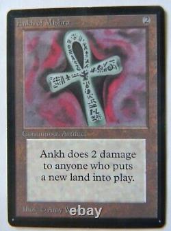 Ankh Of Mishra Beta Mtg 1993 /very Fine/near Mint See Photo's