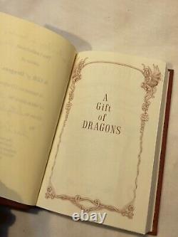 Anne Mccaffrey A Gift Of Dragons Limited Edition 5/12 -very Rare Copy Signed