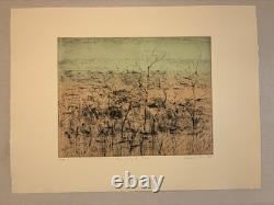 Anne Poor Trees along the river S/N Very Rare edition 100