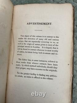 Antiquitates Curiosæ The Etymology JOSEPH TAYLOR, VERY RARE 1818 FIRST EDITION