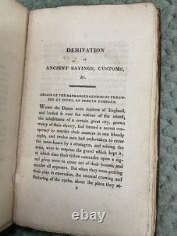 Antiquitates Curiosæ The Etymology JOSEPH TAYLOR, VERY RARE 1818 FIRST EDITION
