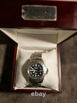 Arbutus New York Limited Edition Dual Time Zone Watch Ar9928 Very Rare