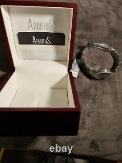 Arbutus New York Limited Edition Dual Time Zone Watch Ar9928 Very Rare