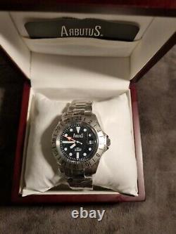 Arbutus New York Limited Edition Dual Time Zone Watch Ar9928 Very Rare