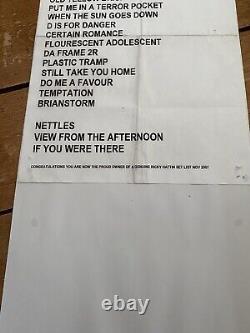 Arctic Monkeys VERY RARE Limited Edition Death Ramps 7'' Vinyl Setlist