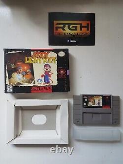 Ardy Light Foot Super Nintendo USA Snes Game Boxed Mexico Version Very Rare