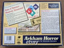 Arkham Horror 1st Edition Board Game 1987 Excellent Condition Very Rare