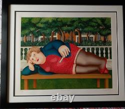 BERYL COOK (1926-2008) Very Rare Limited Edition Silkscreen Print'BRYANT PARK