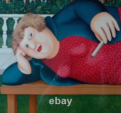 BERYL COOK (1926-2008) Very Rare Limited Edition Silkscreen Print'BRYANT PARK