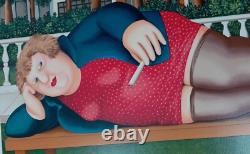 BERYL COOK (1926-2008) Very Rare Limited Edition Silkscreen Print'BRYANT PARK