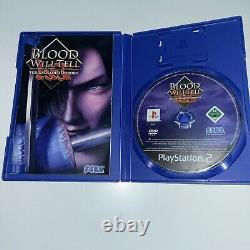 BLOOD WILL TELL PS2 Playstation 2 pal version VERY RARE