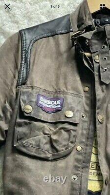 Barbour Triumph Ammeter wax jacket Limited edition jacket Small 38 vgc very rare