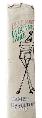 Bemelmans' La Bonne Table First Edition 1964 Hardback Very Rare, VG Condition