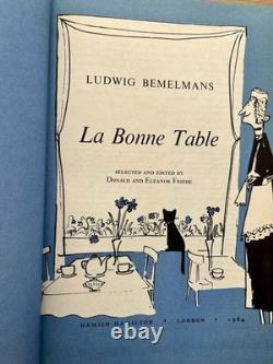 Bemelmans' La Bonne Table First Edition 1964 Hardback Very Rare, VG Condition