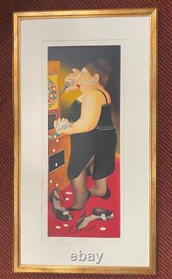 Beryl Cook Jackpot -Very Rare Proof Artist Signed Limited Edition Silkscreen